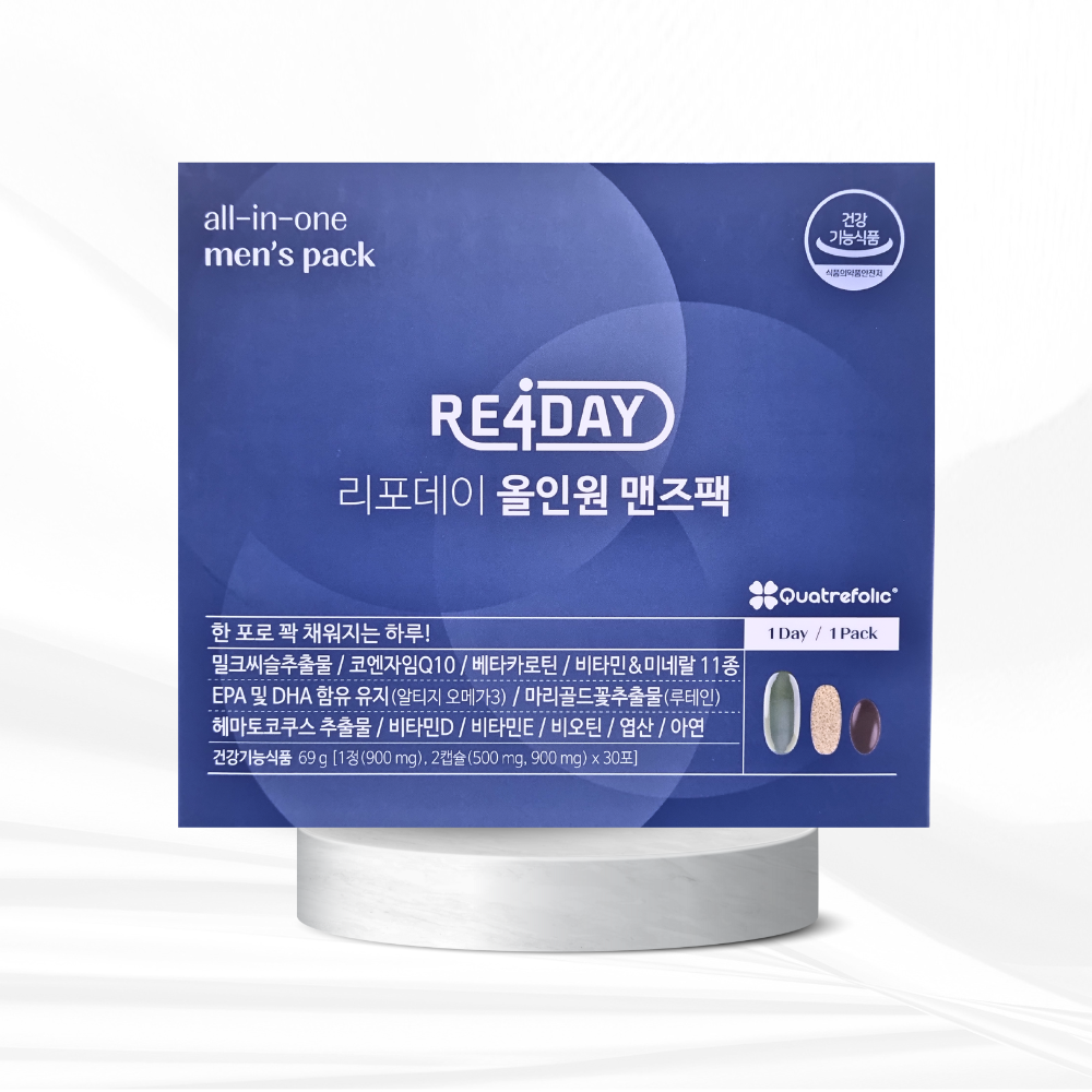 리포데이 올인원 맨즈팩 종합<b>비타민</b> 1개월(30포)