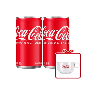 (공식) 코카-콜라 CAN 190ml 60개(2x30입) + 코카콜라 씨리얼볼 (옵션선택)
