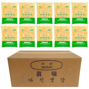 다진생강 간생강 수입생강 냉동 갈은 생강 10kg