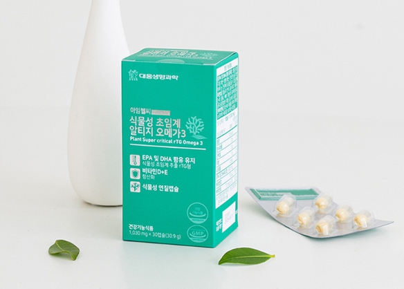 [레오슈퍼] 대웅<b>생명과학</b> 식물성 초임계 알티지 오메가3 30캡슐
