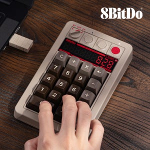 [무선] 8Bitdo 텐키 숫자 키패드 키보드 넘버패드 C64 백축V2