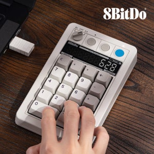 [무선] 8Bitdo 텐키 숫자 키패드 키보드 넘버패드 M 백축V2
