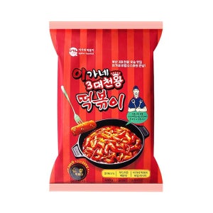 송학 이가네 3대천왕 떡볶이 440g 1개