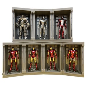 [ZD TOYS] 4인치 아이언맨 + 홀오브아머 7팩