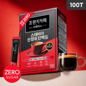 프렌치카페 스테비아 산양유 단백질 100개입, 1개