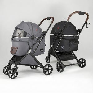 레토 프리미엄 강아지 유모차 풀오토 퀵폴딩 사계절