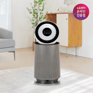 [혜택가 134만원대] LG 퓨리케어 오브제컬렉션 AI 360도 공기청정기 AS205NSJA (펫모드/탈취)
