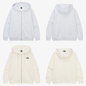 노스페이스 남녀공용 레귤러핏 코튼 집업 코어 후드 집업 NJ5JR00A NJ5JR00B