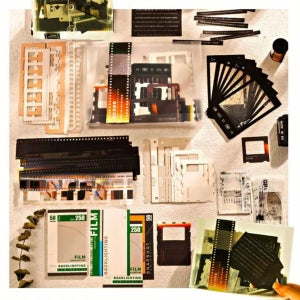 (94장) 필름 스티커 컨셉 레트로 키치 빈티지 다꾸 다이어리 꾸미기 씰스티커 포카