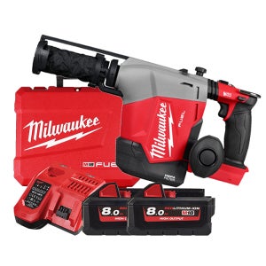 밀워키 M18 FHAFOH16-802C 무선 로터리해머 18V 배터리8.0Ah 2개 셋