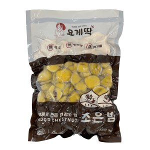 요게딱 조은밤 냉동 홀 당적밤 밤다이스 통밤 아이스박스 포함 1kg, 1개