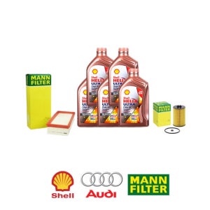 아우디 A5 2.0 TFSI 엔진오일세트 40 45 30 35 TDI 8T/8F 쉘+만필터
