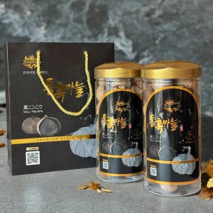 [추석 특별할인(9.16 - 10.20] [평점4.87] 동방진주 통흑마늘 500g x 2통 히말라야 산맥 고산지대 청정지역 구운마늘 건강선물