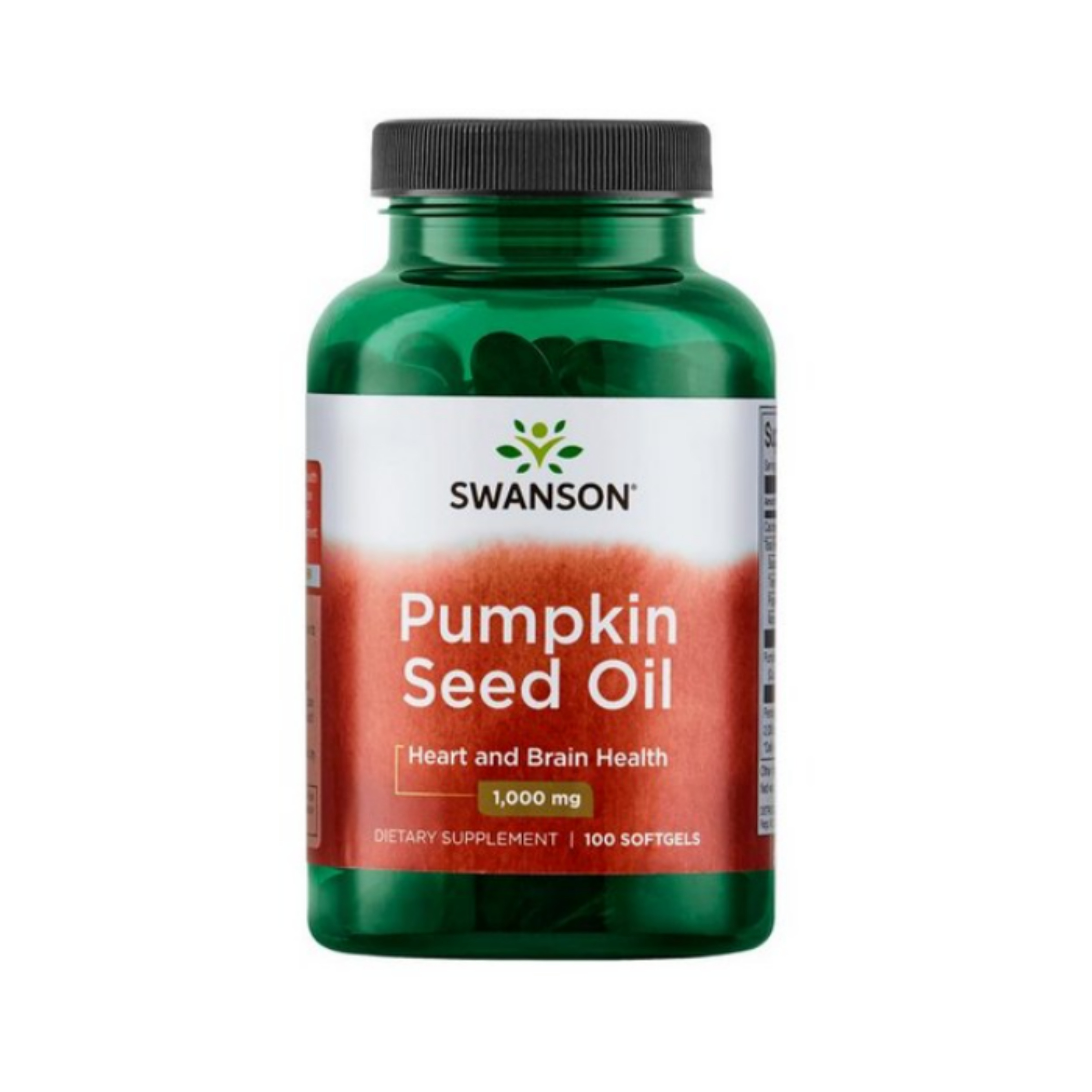 <b>펌킨씨드 오일 1000mg</b> 100캡슐 스완슨 Swanson