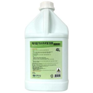 이소프로필 알콜 방역 살균 세척 소독용 IPA 알코올 4L