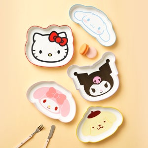 데이니즈 산리오캐릭터즈 간식접시 그릇 홈세트 브런치식기