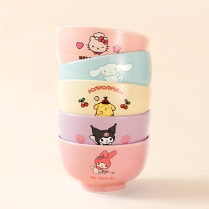 데이니즈 산리오캐릭터즈 밥그릇&국그릇세트 홈세트 브런치식기