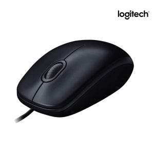 [국내정발] 로지텍 M100R 블랙 유선 가성비 마우스