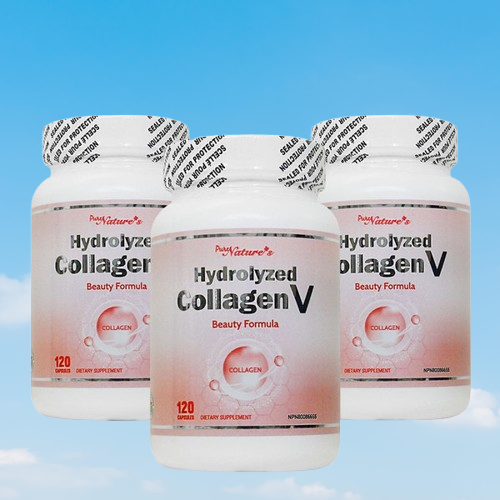 히알루론산 3병 PNC 300달톤 저분자 <b>콜라겐 펩타이드 하이드롤라이즈드 콜라겐</b>v