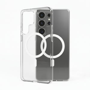 제로스킨 케이스 맥세이프 황변방지 슬림 투명, 갤럭시S25 울트라