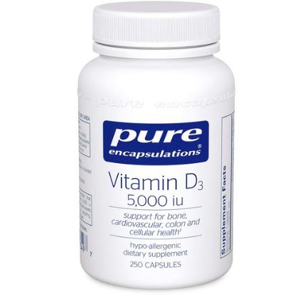 퓨어인캡슐레이션 <b>비타민d5000iud3</b> 120정 베지캡 비타민D3 5000IU