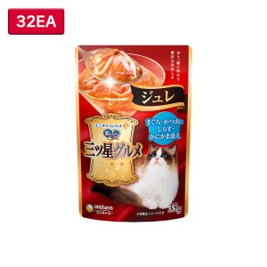 엘지유니참 긴노스푼 미쓰보시 구루메 쥬레 가다랑어 32개 세트