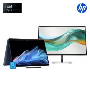 HP 옴니북 울트라 플립 14-fh0075TU + HP 시리즈 5 프로 527pu QHD USB-C 모니터