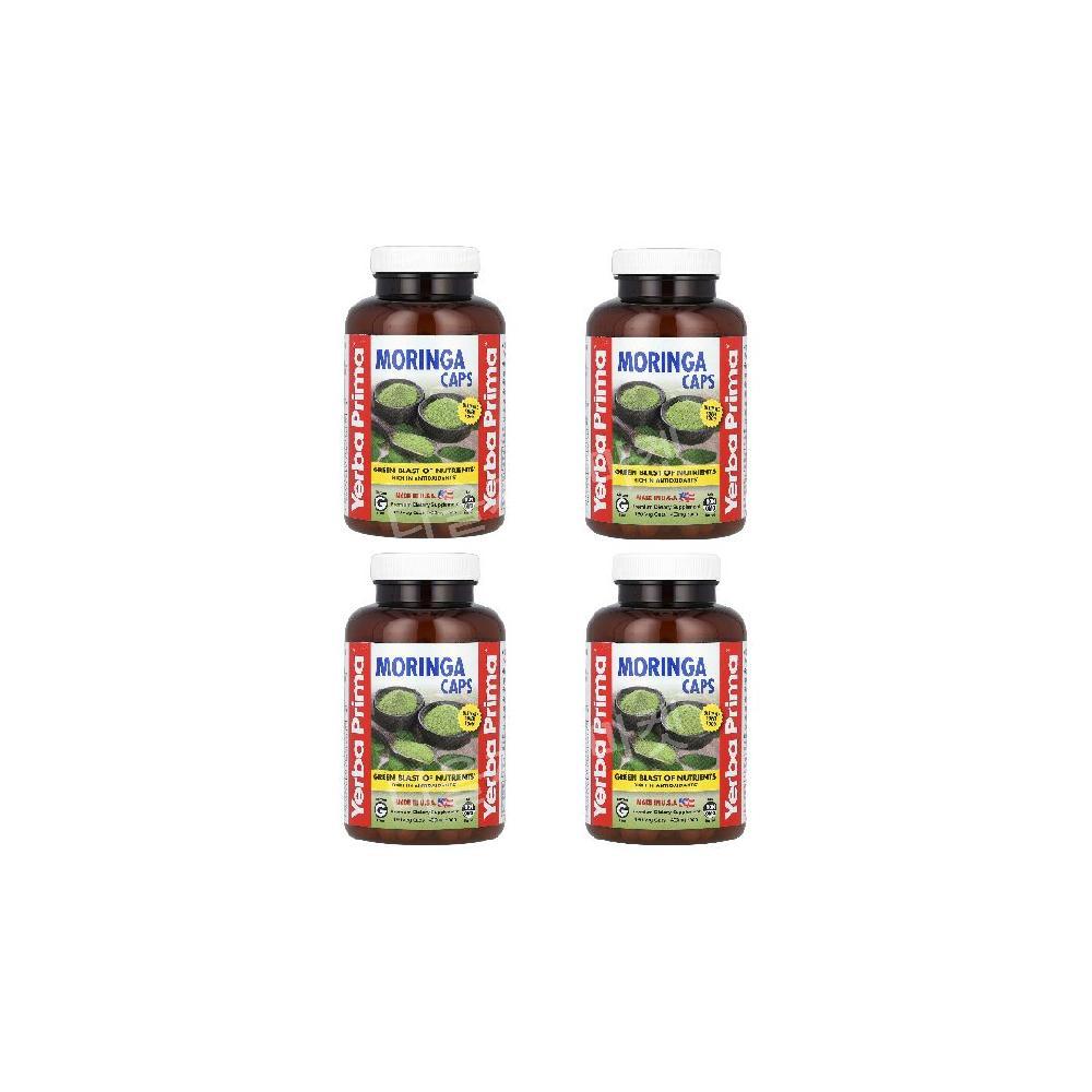3+1 <b>예르바 프리마</b> 모링가잎 모링가 녹색채소 모링가캡슐 Moringa 400mg 180정