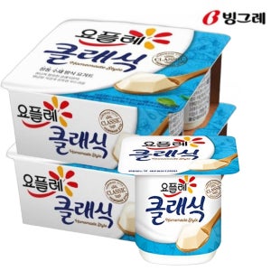 빙그레 요플레 클래식 요거트 85g (8입) 떠먹는 요구르트