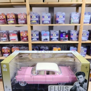 미국 그린라이트 24스케일 엘비스 프레슬리 핑크 캐딜락 다이캐스트 미니카 미니어처 소품