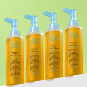 [슈퍼적립] 메이영 블랙헤드 제거 비건 모이스트 클렌징오일 투 폼클렌저 195ml, 4개