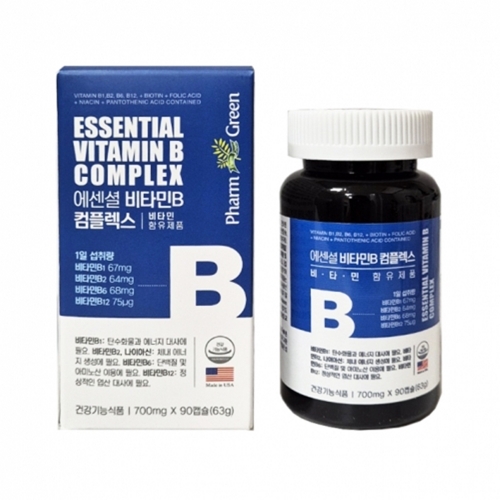 <b>팜그린</b> 에센셜 <b>비타민</b>B 컴플렉스 90캡슐