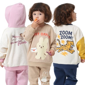 [키즈꼬모] 가을할인가 +겨울기모 도톰상하셋업 상하복세트 아동복 등원복 등원룩 어린이집옷