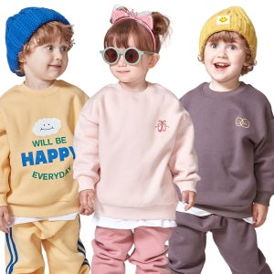 [키즈꼬모] 포근한 겨울 기모 상하복세트 신상오픈 아동복 등원복 등원룩 어린이집옷