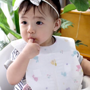 일회용 턱받이 60매 아기 이유식 방수 나와아기