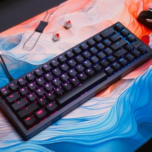 체리 엑스트리파이 XTRFY K5V2 RGB 핫스왑 게이밍 텐키리스 키보드 화이트, MX2A 적축