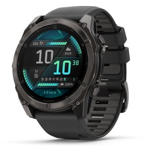 가민 피닉스8 아몰레드 멀티스포츠 GPS스마트워치 카본그레이 티타늄 블랙, 51mm