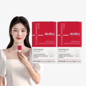 [3+1] 비너틱스 유산균 질유산균 프로바이오틱스 30캡슐, 2개