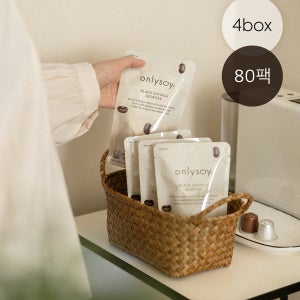 온리소이 더 진한 서리태 콩물 두유 국산 무가당 단백질 임산부 190ml, 80개