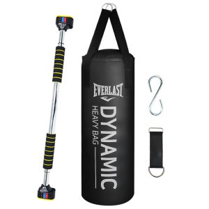 에버라스트 다이나믹 헤비백 블랙 85cm + 철봉 세트 샌드백