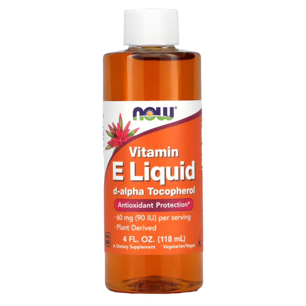 <b>나우푸드 비타민E</b> 액상 D알파 토코페롤 60mg 4fl온즈 118ml