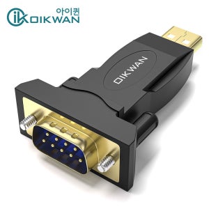 USB TO DB9/M RS232시리얼 통신 변환젠더 컨버터 FTDI 칩셋사용