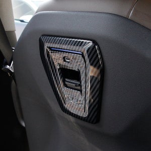 BMW 5시리즈 G60 시트 등받이 후면 USB 포트 패널 카본 몰딩 용품