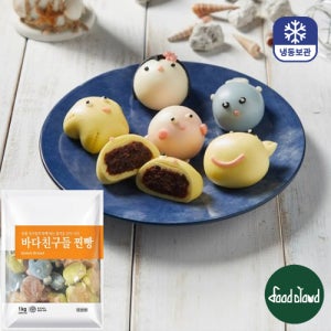 세미원푸드 바다친구들 찐빵 1kg (25g x 40개입)