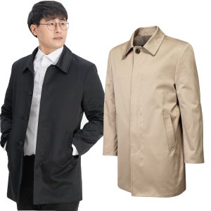빅사이즈 120 사이즈 봄 가을 남자 트렌치 코트 남성 외투 바바리 정장 간절기 신사 양복