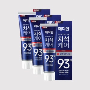 메디안 치석케어 치약 오리지널/구취/잇몸/화이트 치약120g x 3개
