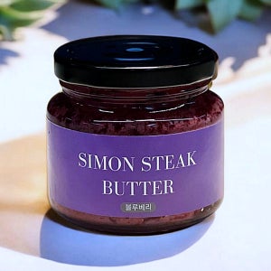 사이먼스테이크 블루베리 버터 빵 잼 스프레드 식빵 130g