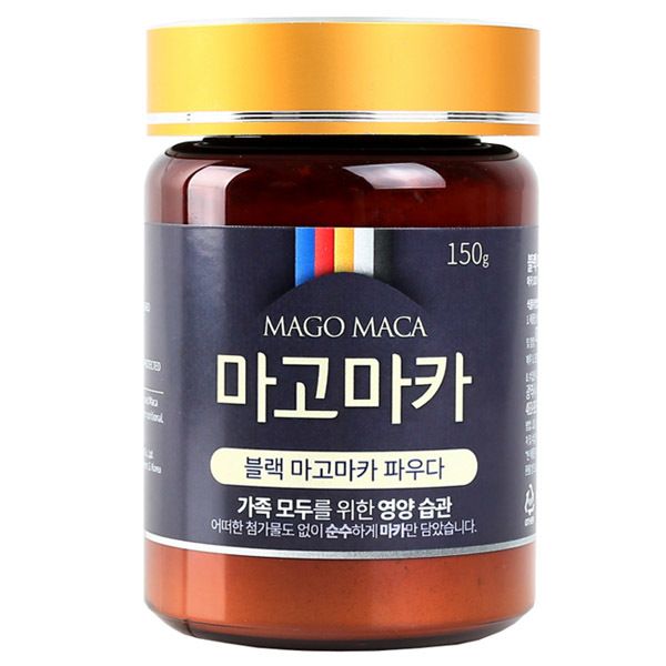<b>남성용</b> 블랙 <b>마고마카</b> 파우더 150g 마카분말 페루직수입