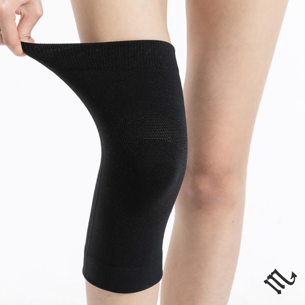 <b>세모</b>하나 소프트 <b>무릎</b> 보온 보호대 S 블랙 겨울 자전거 관절아대 헬스 댄스