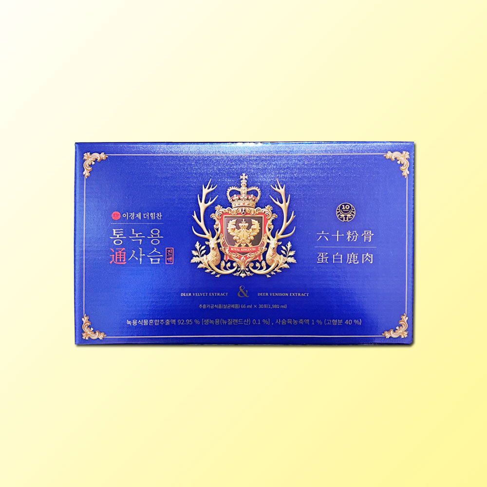 이경제 더힘찬 통녹용 사슴진액 30포 1박스